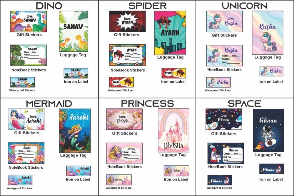 School Labelling Kit 1 - Image 2