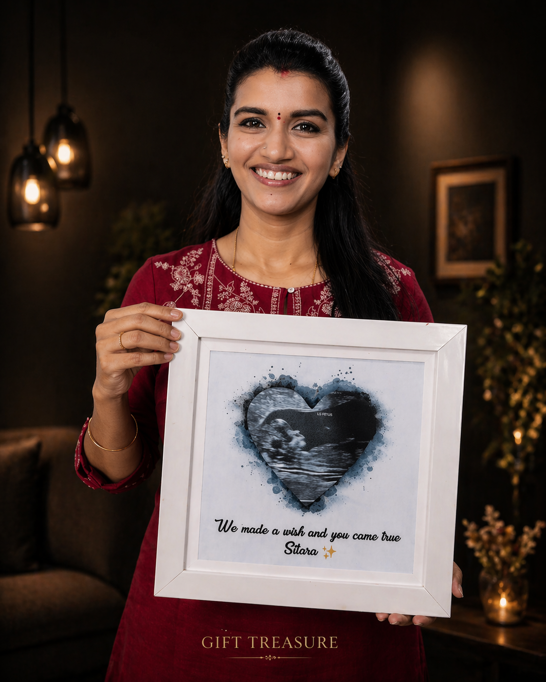 Our signature baby scan frame